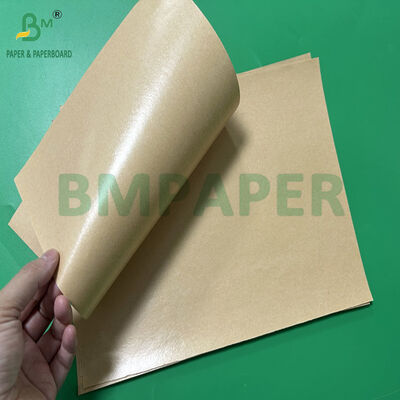 Carta Kraft marrone polirizzata per avvolgimento di posate di grado alimentare 40+9 800 mm 900 mm