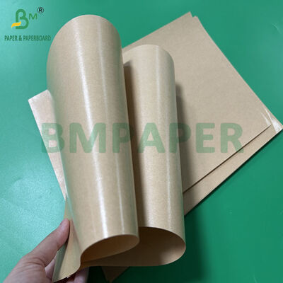 Carta Kraft marrone polirizzata per avvolgimento di posate di grado alimentare 40+9 800 mm 900 mm