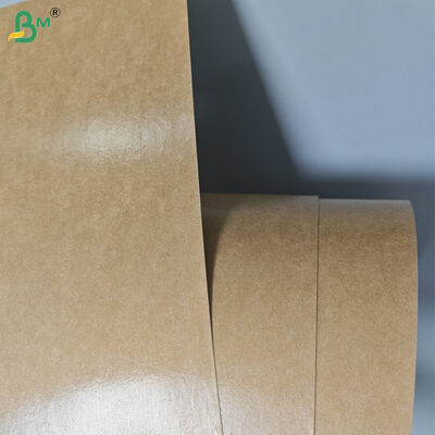 300 gm + 15 g di carta kraft marrone rivestita in PE per vassoio alimentare stradale a prova di olio 85 cm