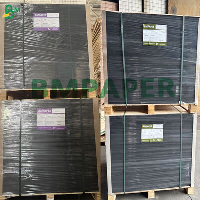 Double Sided Black Stock Paper 250 Grams Solid Smooth Black Card