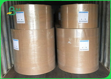 Materiale grezzo PE rivestito con carta kraft marrone di 700 mm