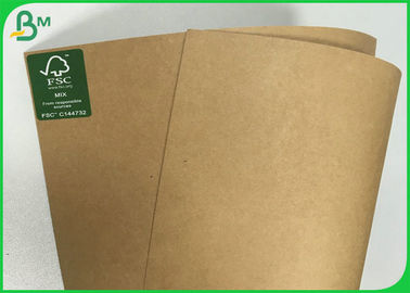 Anti-curl Pulpa pura cartone kraft marrone rotolo di 190g 200g 230g 250g
