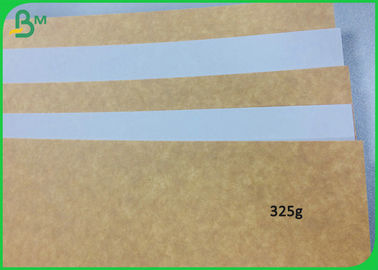 Campioni gratuiti supportati 250g 325g 365g cartone di carta kraft rivestito per scatole alimentari
