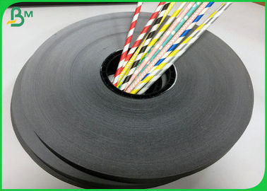60G 15mm Solid Black Slit Paper Roll con certificazione FDA approvata