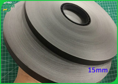 60G 15mm Solid Black Slit Paper Roll con certificazione FDA approvata