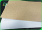 materiale non candeggiato bianco della parte posteriore di Kraft della carta patinata 365gsm per i vassoi dell'alimento