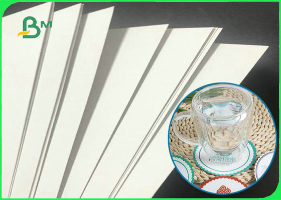 Forte carta non rivestita bianca 1.2mm di assorbimento 0.9mm 1.0mm in strato per i sottobicchieri