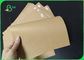 colore naturale di carta da imballaggio Brown delle fodere della carta dell'alimento di 75gsm Kraft