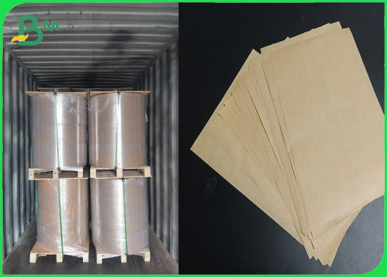 Certificato FDA 50gm 50gm 60gm Imballaggio alimentare Carta Kraft marrone naturale Jumbo Roll