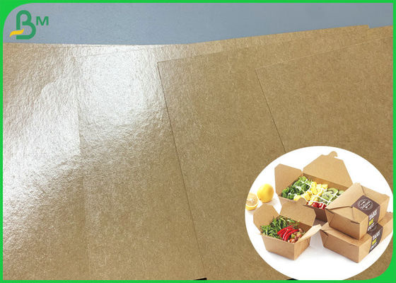 rotolo naturale di carta kraft di Brown del commestibile 250g per i contenitori 70cm x 100cm di insalata