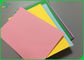 Strato colorato giallo 200gsm 230gsm della carta per scrivere di verde di rosa per stampa normale