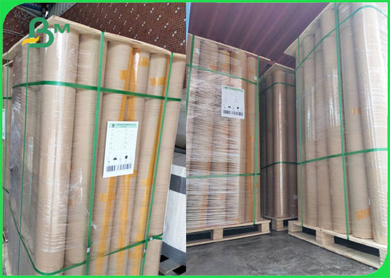 colore di carta Rolls di Brown del pacchetto 80gsm di carta da imballaggio di 300m x di 1.4m Kraft