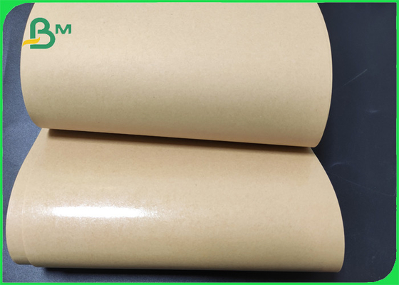 carta patinata PE delle borse di imballaggio di pane di 60gsm 80gsm Kraft Brown 780mm