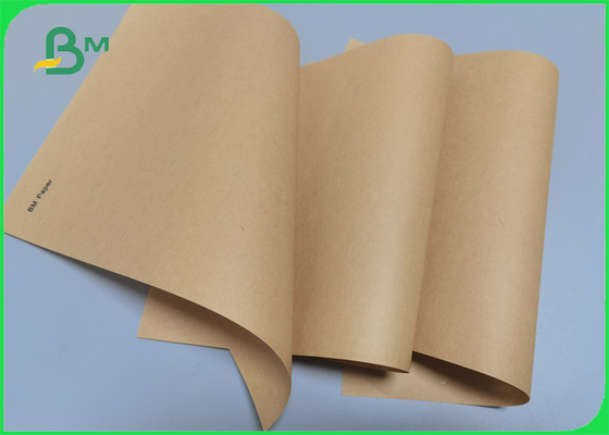 carta d'imballaggio non rivestita di Brown Kraft del mestiere non candeggiato 90gsm per le borse della maniglia