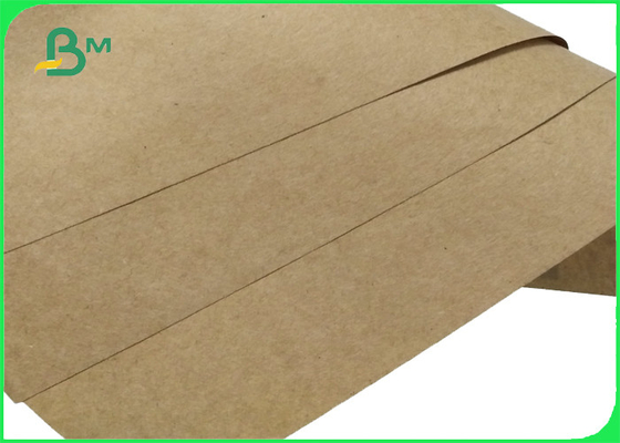 Forte rotolo del contatto 90gsm X 1000mm dell'alimento di carta kraft di Brown del vergine della fibra di Kraft