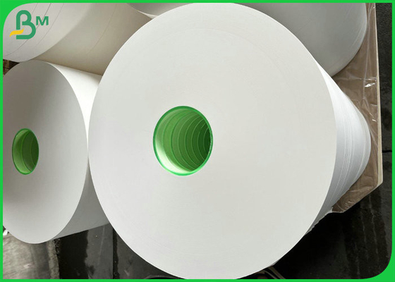 Straw Wrapping Paper bianco 24g 28g materiale della pasta di cellulosa 53mm/di 38mm
