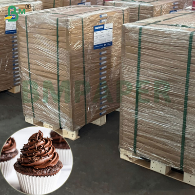 Carta antigrasso a facile scorrimento da 38 g/m² e 40 g/m² per la produzione di cupcake, antiaderente