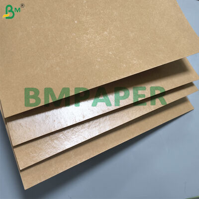 Contenitore alimentare in carta kraft con rivestimento in PE marrone Rivestimento in PE impermeabile su un lato