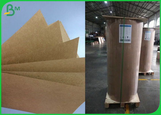 Rotolo riciclato AAA del rotolo della carta kraft di Brown di alta rigidezza/della carta kraft del grado